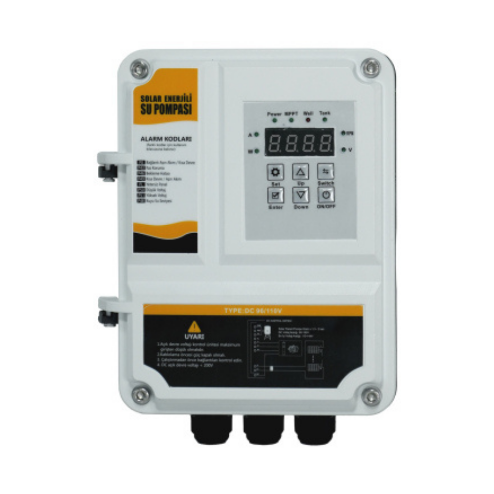 2HP / 1500Watt / 17 Paslanmaz Kademeli (SS İmpeller) / 110 Volt DC Solar Dalgıç Pompa