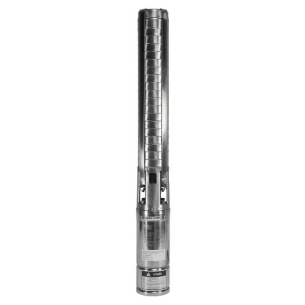 2HP / 1500Watt / 17 Paslanmaz Kademeli (SS İmpeller) / 110 Volt DC Solar Dalgıç Pompa