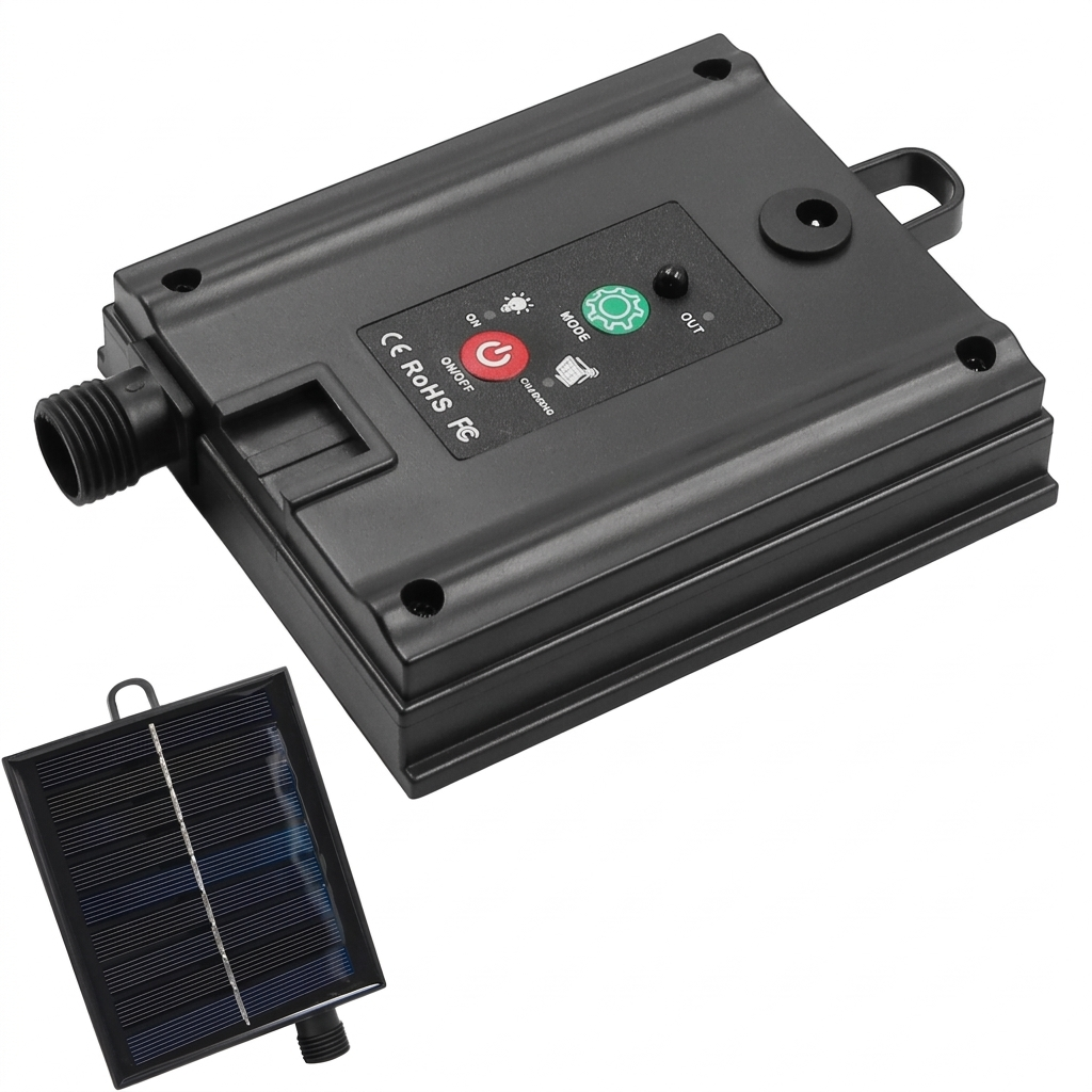 Güneş Enerjili Solar 10 Adet S14 Led Ampullü 10 Metre Led Işık Seti 