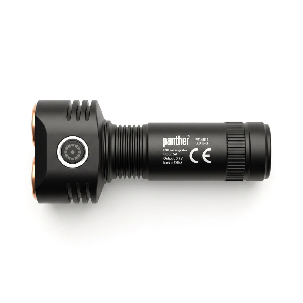 2400 Lümen 10 Watt XTE Ledli Usb Şarjlı El Feneri