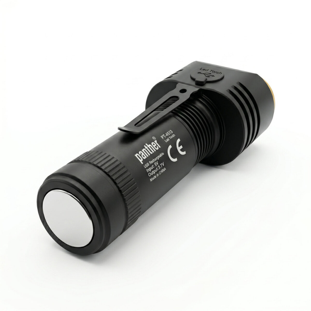 2400 Lümen 10 Watt XTE Ledli Usb Şarjlı El Feneri