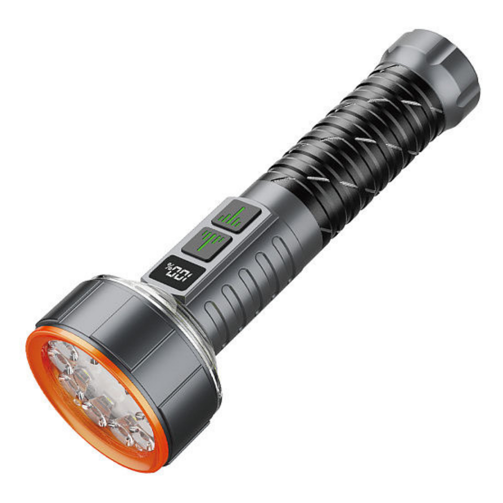 3000 Lümen 10 Watt Lazer + 360° Cob Ledli Usb Şarjlı El Feneri
