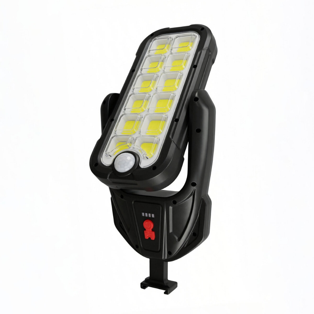 Güneş Enerjili Solar + USB Şarjlı Hareket Sensörlü Bahçe / Sokak Aydınlatma Armatürü