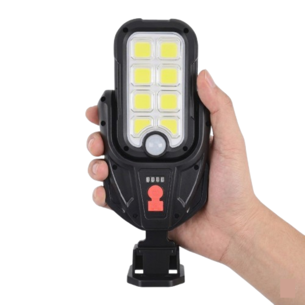 Güneş Enerjili Solar + USB Şarjlı Hareket Sensörlü Bahçe / Sokak Aydınlatma Armatürü