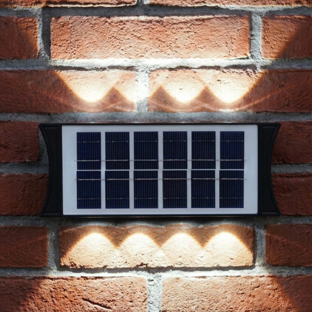 Solar 8 Ledli Çift Yönlü Dekoratif Duvar Apliği (Çift Renkli)