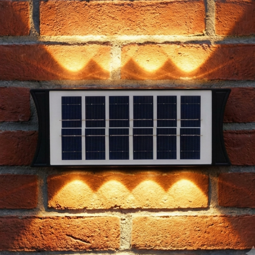 Solar 8 Ledli Çift Yönlü Dekoratif Duvar Apliği (Çift Renkli)