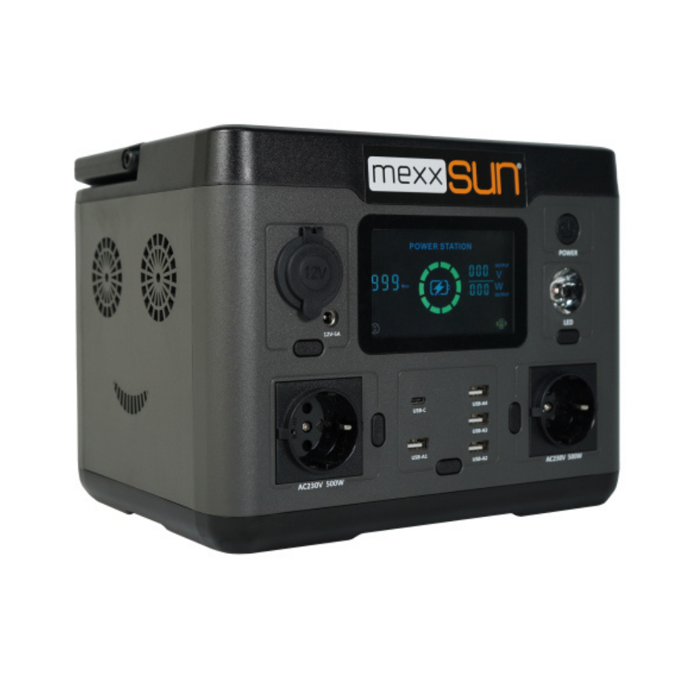 Power Station Taşınabilir Protatif Güç İstasyonu 540Wh Lityum Batarya,500 W Çıkış Gücü