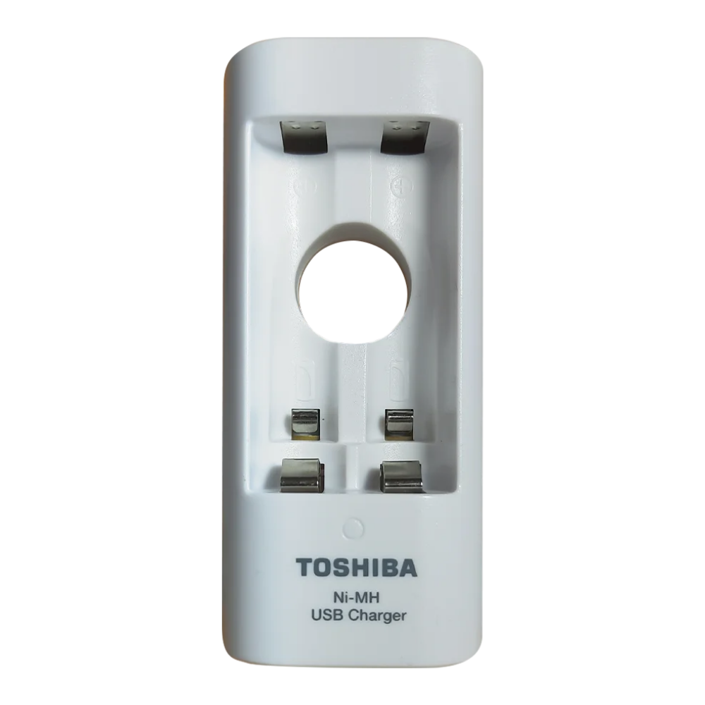 Toshiba USB Şarj Cihazı + AA Kalın Pİl 2000mAH 2 Lİ