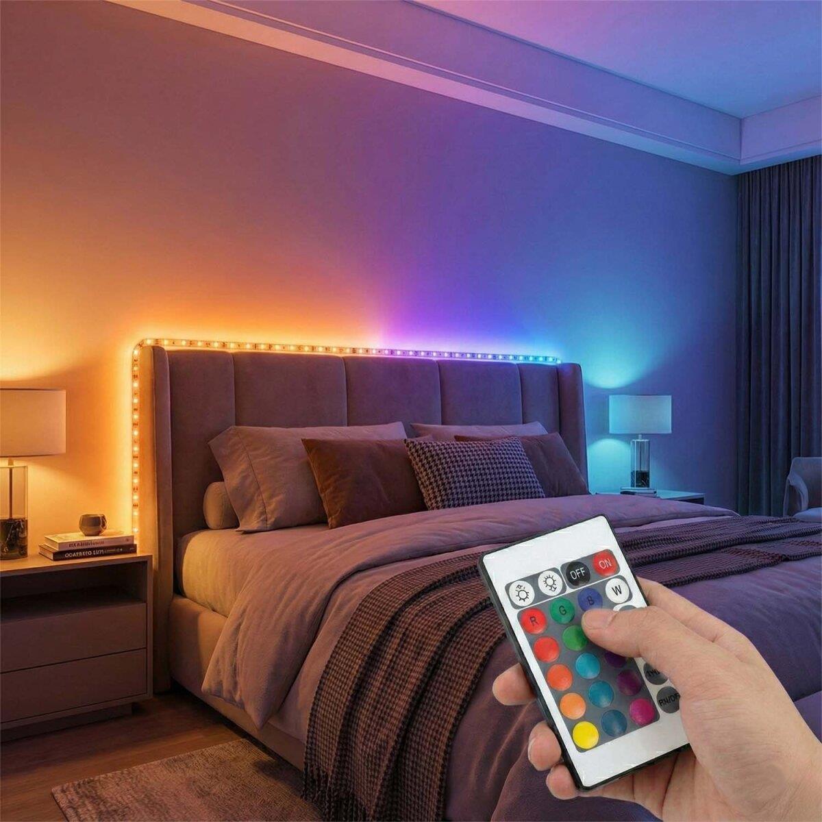 USB İle Çalışan İç Mekan Şerit Led (5 Metre Paket + Kumandalı RGB)