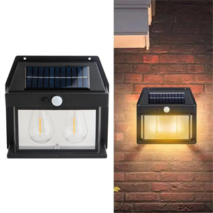  24Watt Güneş Enerjili Solar Dekoratif Duvar Apliği