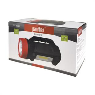 1 Watt Led + COB Ledli Pilli Projektör El Feneri