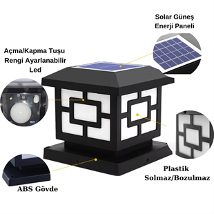 10 Watt Solar Set Duvar Üstü Dekoratif Armatür