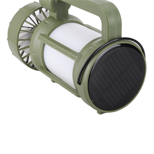 600 Lümen 10 Watt TG Led + 5 Watt Led USB + Solar Şarjlı Pervane El Feneri Projektör