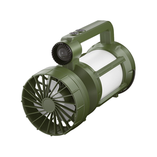 600 Lümen 10 Watt TG Led + 5 Watt Led USB + Solar Şarjlı Pervane El Feneri Projektör