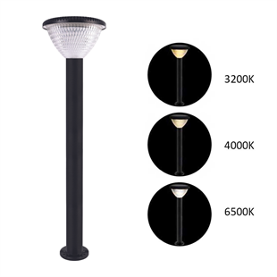 100Watt Güneş Enerjili Solar Bahçe Armatürü ( 80cm Direkli )