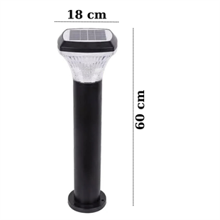 100Watt Güneş Enerjili Solar Bahçe Armatürü ( 60cm Direkli )