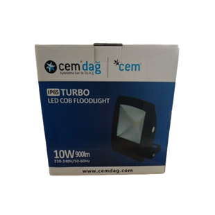 10Watt IP65 Alüminyum Gövde Cob Ledli Projektör