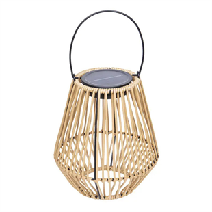 10Watt Rattan Güneş Enerjili Solar Dekoratif Bahçe Armatürü