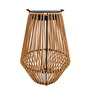 10Watt Rattan Güneş Enerjili Solar Dekoratif Bahçe Armatürü