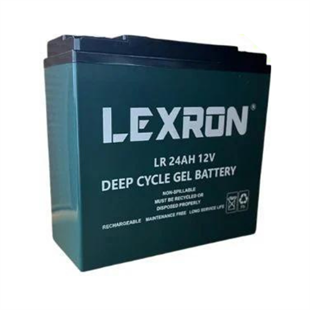 12 Volt 24AH Amper Solar Sistem ve Elektrikli Araç Jel Akü