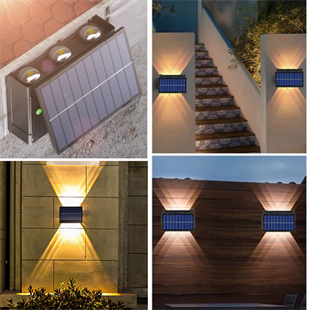 20 Watt Solar Çift Yönlü Duvar Apliği (Günışığı)
