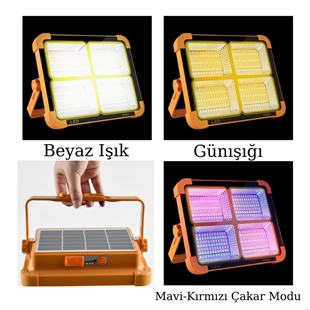 200Watt Solar Çok Fonksiyonlu Seyyar Mobil Projektör