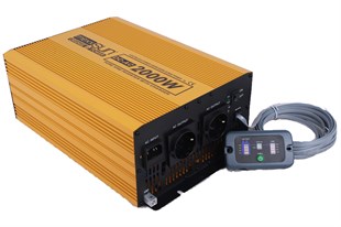 12V Volt-2000W Watt Şarjlı Tam Sinüs Ekranlı İnverter