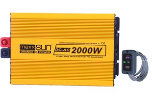 12V Volt-2000W Watt Şarjlı Tam Sinüs Ekranlı İnverter