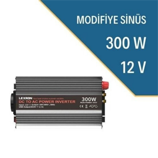 12V Volt-300W Watt Modifiye Sinüs İnverter (220V Çevirici)