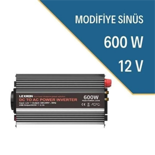 12V Volt-600W Watt Modifiye Sinüs İnverter (220V Çevirici)