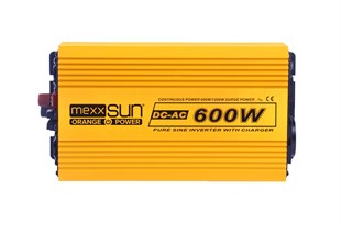 Mexxsun 12V Volt-600W Watt Şarjlı Tam Sinüs İnverter