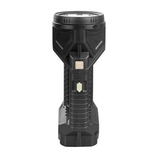 15 Watt Led + COB Ledli USB Şarjlı El Feneri Projektör