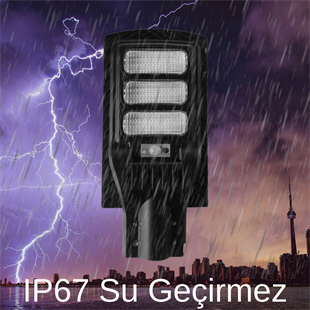 150Watt Solar Güneş Enerjili Bahçe ve Sokak Lambası