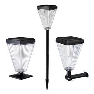 15Watt Fonksiyonel Solar Çim / Bahçe Aydınlatma Armatürü