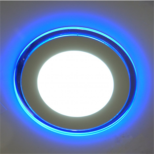 15Watt Sıva Altı Yuvarlak Camlı Led Panel Armatür (Beyaz Işık-Mavi Işık)