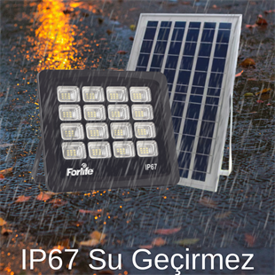 160 Watt Güneş Enerjili Solar Projektör