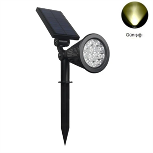 18Watt Solar Çim / Bahçe Aydınlatma Armatürü (Günışığı)