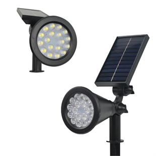 18Watt Solar Çim / Bahçe Aydınlatma Armatürü (Amber Işık)