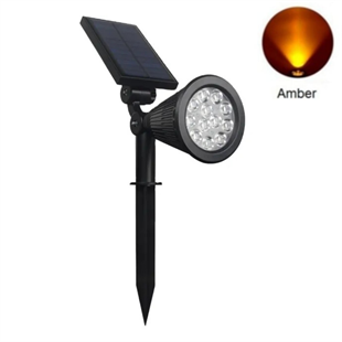 18Watt Solar Çim / Bahçe Aydınlatma Armatürü (Amber Işık)