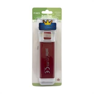 2 Watt Led + Cob Ledli USB + Solar Şarjlı El Feneri