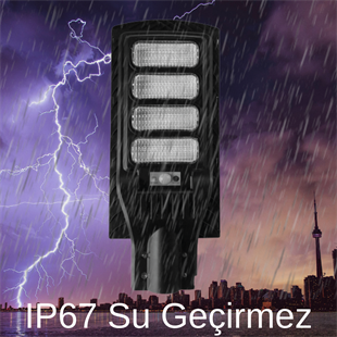 200Watt Solar Güneş Enerjili Bahçe ve Sokak Lambası