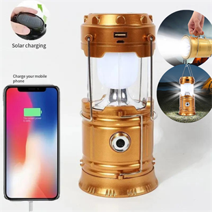 20Watt Solar Kızaklı Kamp Lambası