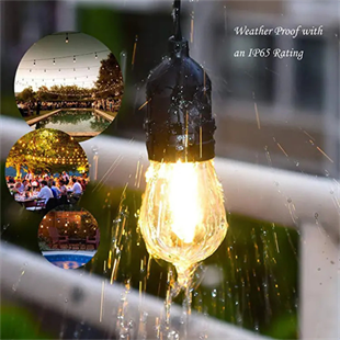 220Volt 5 Adet E27 Duylu 5 Metre Kablolu Set (5 Adet S14 Led Ampul Hediyeli)