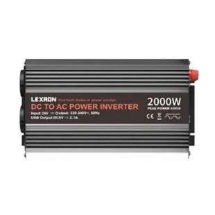 Lexron 24V Volt-2000W Watt Modifiye Sinüs İnverter (220V Çevirici)