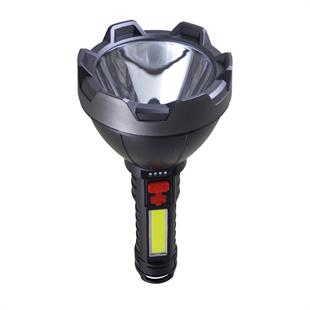 3 Watt Led + Cob Led USB Şarjlı El Feneri