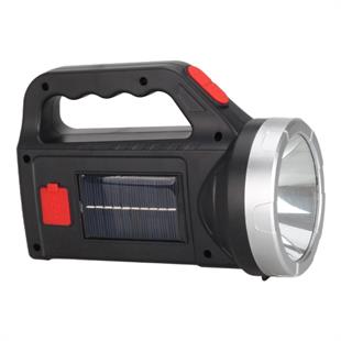 3 Watt Led + Cob Ledli USB + Solar Şarjlı El Feneri