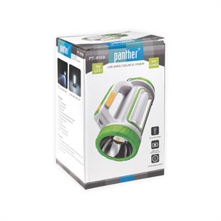 3 Watt Led + SMD Ledli USB + Solar Şarjlı El Feneri Projektör
