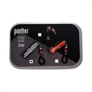 3 Watt Ledli Cep Boy USB Şarjlı El Feneri