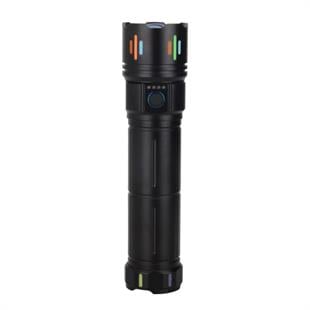 30 Watt Lazer Ledli Zoomlu USB Şarjlı Powerbank Özelllikli El Feneri