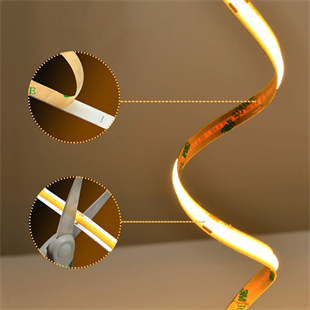 320 Ledli 12 Volt İç Mekan Cob Şerit Led (5 Metre Paket + Beyaz Işık)